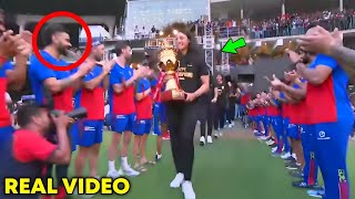 Virat Kohli and RCB Mens Team gave Guard of Honour to Smriti Mandhana amp Womens Team at Unbox Event [upl. by Cynthy]