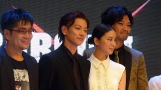 PART 1Satoh Takeru at the quotRurouni KenshinKyoto Infernoquot Asian Red Carpet Event in Manila part 1 [upl. by Erroll844]