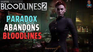 VtM  Bloodlines 2 Paradox Confirms They Will Abandon The Series After The Sequel Is Finished [upl. by Miett]