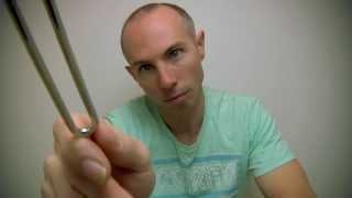 ASMR Role Play Clearing your Energy using Tuning Fork with Dmitri [upl. by Lerraf884]