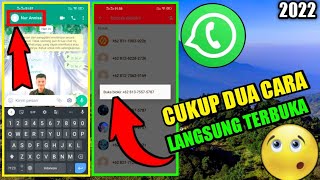 Cara Buka Blokir Whatsapp Dari 0rang Yang Memblokir Kita Tanpa Ganti Nomor [upl. by Trici]