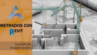 Metrados con Revit  Concreto de losas en techos [upl. by Forrer]