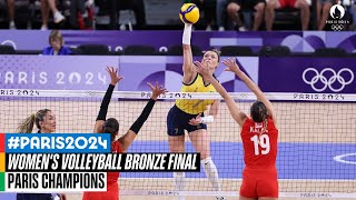 Womens Volleyball bronze Final 🥉🏐 Paris Champions [upl. by Hairem]