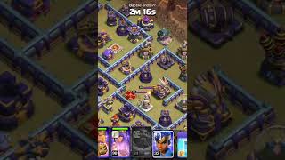 Archer blimp strategy clan war attack town hall 15 🤠🤠 [upl. by Niboc]