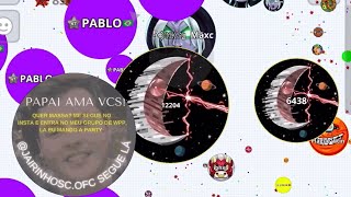 DESTROYING SERVER 🌙 AGARIO MOBILE [upl. by Alvan]