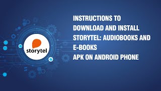 Instructions to download and install Storytel Audiobooks and Ebooks APK on android phone [upl. by Hartill]