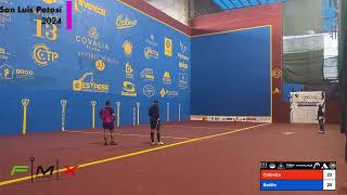 Torneo Nacional de Frontenis San Luis Potosí 2024 FINAL SINGLES Colimita VS Betillo [upl. by Nrevel]