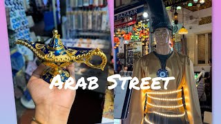 Singapore Haji Lane  Arab Street  Night market  Walk Tour [upl. by Notselrahc]