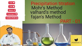 precipitation titration Mohrs method Valhards method Fajan Method 😊 Part 01 [upl. by Currie]