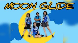 MOON GLIDE Line Dance  SWEET COLOUR AMARE Team [upl. by Annodal480]