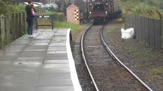 LMS Nos 41312 amp 41241 was setting off at Didcot Railway Centre on 20092024 [upl. by Zaller]