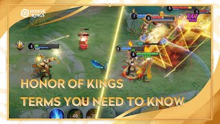 Honor of Kings Tutorial Game Terms You Need to Know [upl. by Inesita]