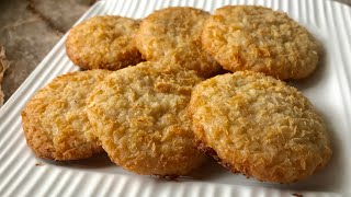 Coconut cookies recipe without oven [upl. by Rubio564]