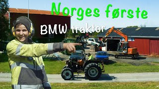 NORGES FØRSTE BMW TRAKTOR Bygget av Kåre Svæsaspær [upl. by Aicinoid14]