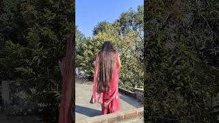 beautiful Long hair knee length hair Indian long hair model [upl. by Drarreg]