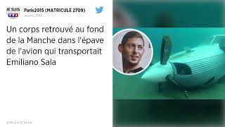 Disparition d’Emiliano Sala Un corps aperçu à l’intérieur de l’avion par 63 mètres de fond [upl. by Cedric480]