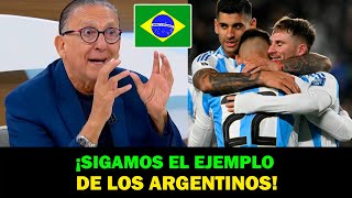 quotARGENTINA ES DE ENVIDIARquot PERIODISTAS BRASILEÑOS FASCINADOS CON EL GRAN MOMENTO DE LA SELECCIÓN [upl. by Alleunamme]