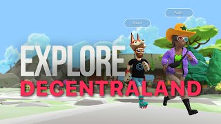 Explore Decentraland A Virtual Social World [upl. by Iridis117]