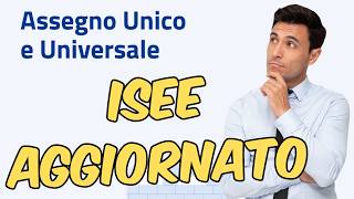 AGGIORNARE LISEE per non perdere i benefici dellASSEGNO UNICO [upl. by Ardien412]