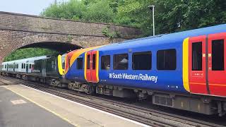 Class 450s arrive at Liphook [upl. by Kamp]