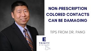 Is it Safe to Wear NonPrescription Colored Contacts  Dr Albert Pang [upl. by Anaib622]