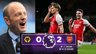 Arsenals win Vs Wolves Peter Drury commentary [upl. by Adda]