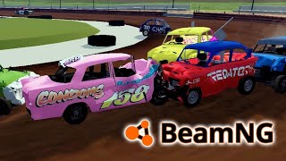 Mildenhall Pre 70 Bangers  BeamNG Banger Racing [upl. by Llertnor]