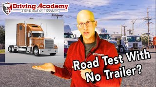 Can You Take a CDL Road Test in a Bobtail Tractor  Driving Academy [upl. by Tiga]