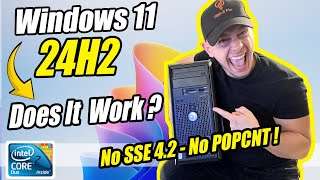 How to Run Windows 11 on Older PCs Without SSE 42 amp POPCNT Support [upl. by Annahsirhc863]