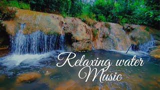 Rippling Calm Flowing Water and Relaxing Piano [upl. by Enelak]