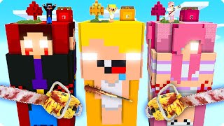 😝ЧАНК ШЕДИ ЛЕСКИ И НУБИКА ЕХЕ В МАЙНКРАФТ БИТВА ЧАНКОВ ТРОЛЛИНГ MINECRAFT [upl. by Pears]