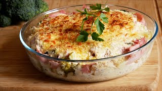 Gratin de choufleur brocoli et mozzarella [upl. by O'Toole]