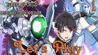 Accel World Vs Sword Art Online Millennium Twilight 1 Découverte Du Jeu En Facecam FR 1080p [upl. by Naeruat]