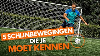 Top 5 beste schijnbewegingen om je tegenstander voorbij te spelen  Academy  Voetbalshop [upl. by Ahsinaw]