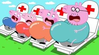 Peppa Pig George Mommy And Daddy Pig is Pregnant  Peppa Pig Funny Animation [upl. by Enileda891]