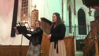 Psalm 68 met solozang en dwarsfluit en orgel [upl. by Apple289]