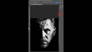 Dramatic Black amp White 60 second in Photoshop [upl. by Ydnac707]
