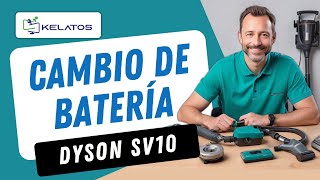 ¿ Cómo reparar un aspirador DYSON SV10 que no dura la batería  cambio de batería [upl. by Helaine]