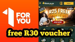 how to get free voucher R30 1 for you voucher [upl. by Yekcim]