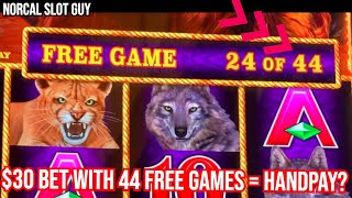 HIGH LIMIT BUFFALO LINK JACKPOT HAND PAY  Graton Casino  NorCal Slot Guy [upl. by Verada195]