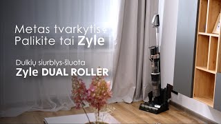 Dulkių siurblys  šluota Zyle Dual Roller ZY605VC [upl. by Grannia]