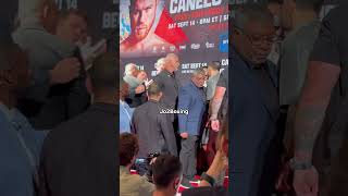 Canelo Alvarez and Berlanga press conference gets heated real fast Boxing CaneloAlvarez Boxeo [upl. by Anyak]