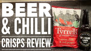 Speyside Lager Review  Tyrrells Sweet Chilli amp Red Pepper Review [upl. by Arorua]