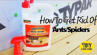 Spectracide Bugstop Home Barrier Howto Get Rid Of AntsSpiders [upl. by Consalve]