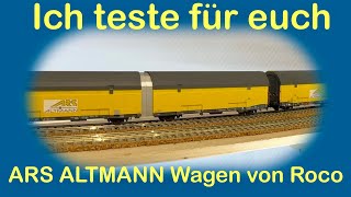 ARS ALTMANN Autotransportwagen von Roco im Test [upl. by Stelmach318]