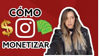 CÓMO MONETIZAR INSTAGRAM [upl. by Clarita]