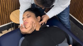 Aashanya gets Chiropractic Adjustment for Vertigo and Cervical PainC4C5 C5C6by Dr Rahul Singh [upl. by Stock678]