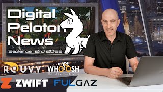 Digital Peloton News Zwift Announcements  Rouvy Strava Live Segments  FulGaz UCI Worlds  More [upl. by Minette]