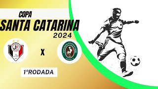 AO VIVO  JOINVILLE X CONCÓRDIA  COPA SANTA CATARINA 2024  NARRAÇÃO [upl. by Nitas]