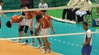 駿台学園 vs 習志野 春高バレー2017準決勝 3セット目 Japan volleyball [upl. by Eeldarb26]